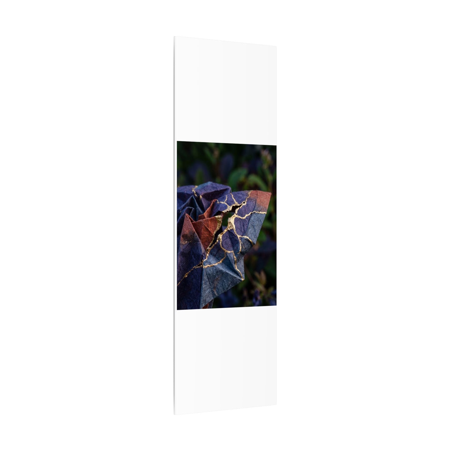 Philosophical Paper Fold Canvas Art - Gold Vein Kintsugi