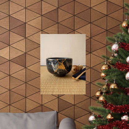 Tea Ceremony Summer Wall Art Print | Kintsugi Beautiful Design