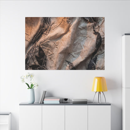 Candlelight Silk Drape Canvas Art - Japandi Mono No Aware