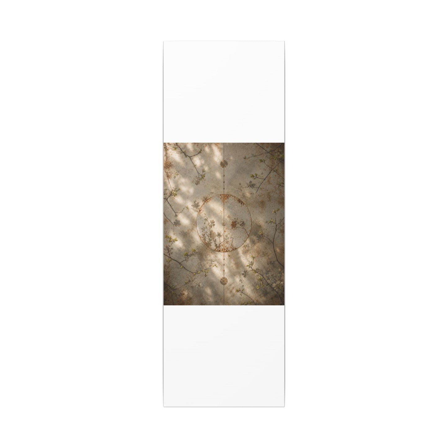 Japandi Rust Patina in Dappled | Japanese Pattern Canvas Art