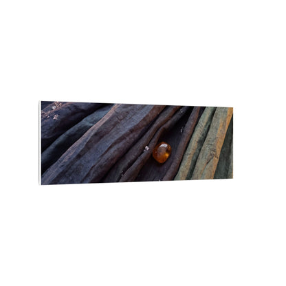 Silk Drape Shadow Zen Canvas Art | Moody Dark Japandi Art