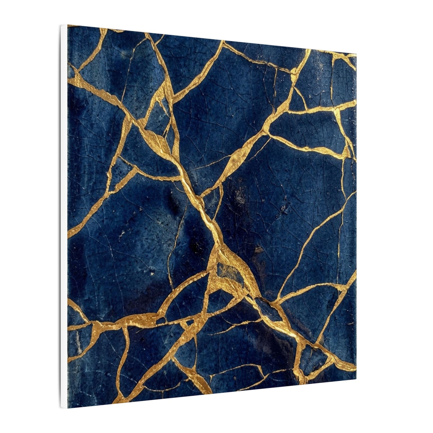 Kintsugi Crackle Canvas Art