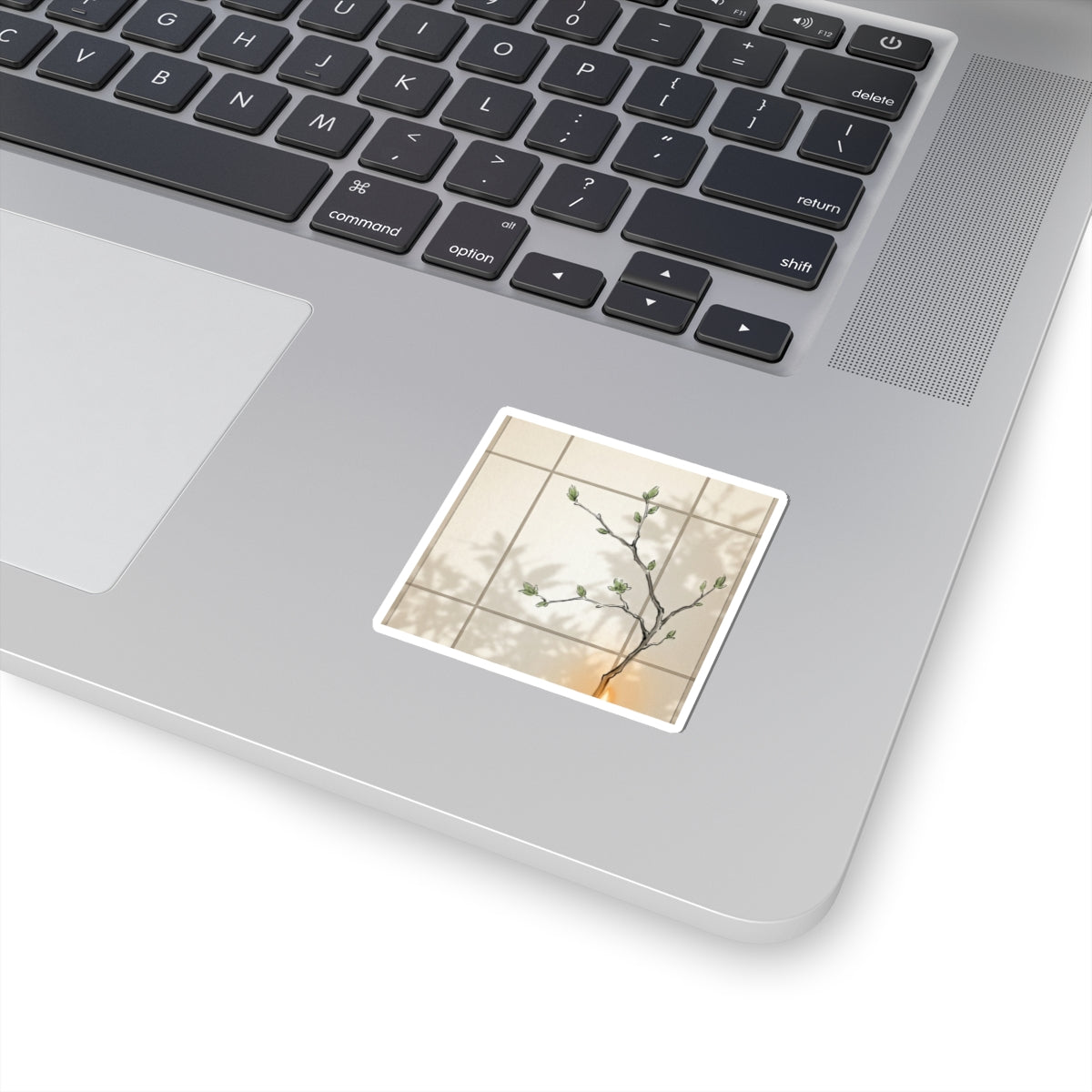 Shoji Screen Minimal Line Sticker | Elegant Japandi Art