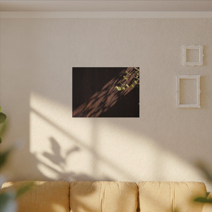Rust Patina Moody Minimal Canvas Art | Sophisticated Dark Japandi Art