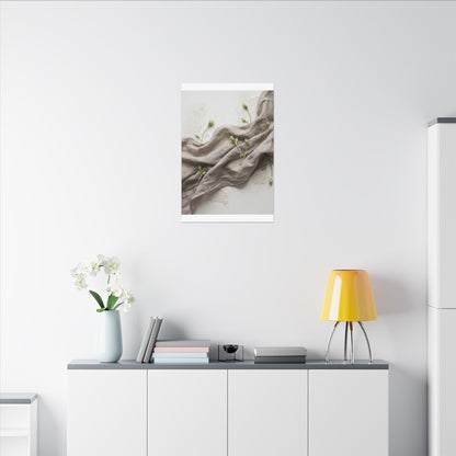 Overcast Silk Drape Canvas Art - Japandi Ma
