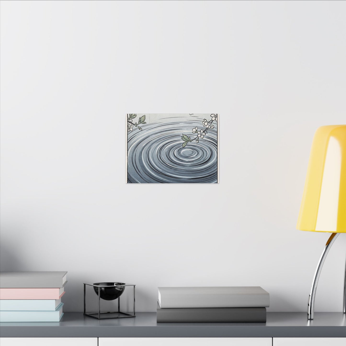 Calm Water Ripple Canvas Art - Ukiyo E Inspired Zen