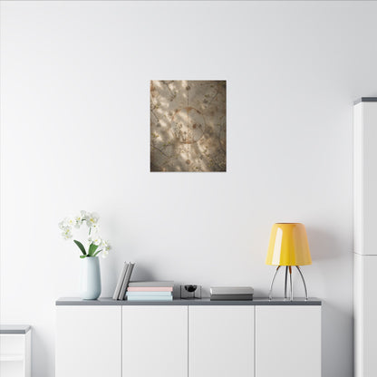 Japandi Rust Patina in Dappled | Japanese Pattern Canvas Art