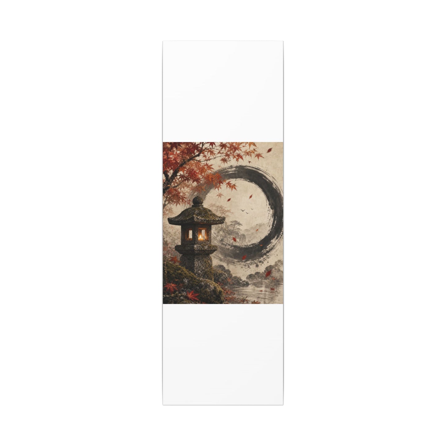 Ma Stone Lantern Canvas Art - Zen Enso