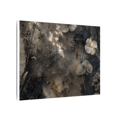 Winter Dried Flowers Texture Canvas Art | Elegant Decor