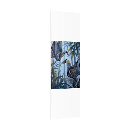 Paper Fold Canvas Art | Summer Kintsugi Crackle Gold Art