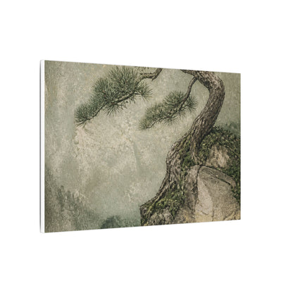 Fukinsei Pine Tree Canvas Art - Japandi Texture