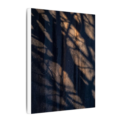 Dark Japandi Shadow Play in Golden Hour | Shadow Zen Canvas Art