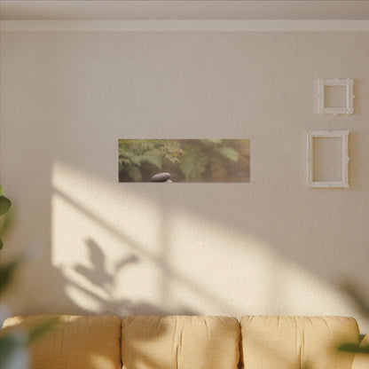 Cozy River Stones Canvas Art - Japanese Pattern Japandi