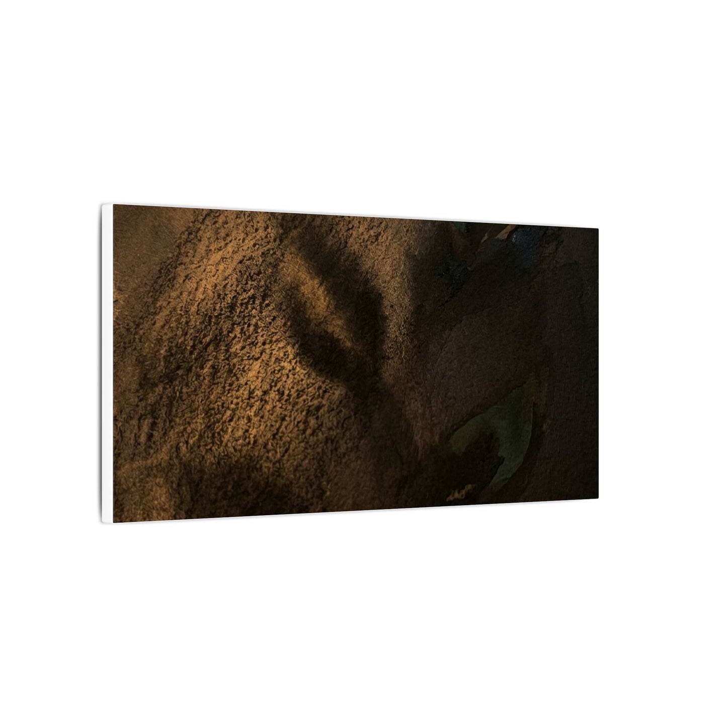 Candlelight Shadow Play Canvas Art - Dark Japandi Ma