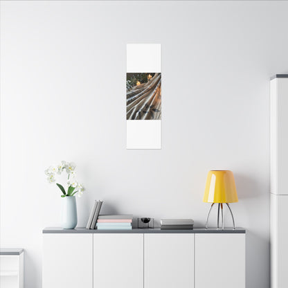 Fukinsei Silk Drape Canvas Art - Japandi Japanese Pattern