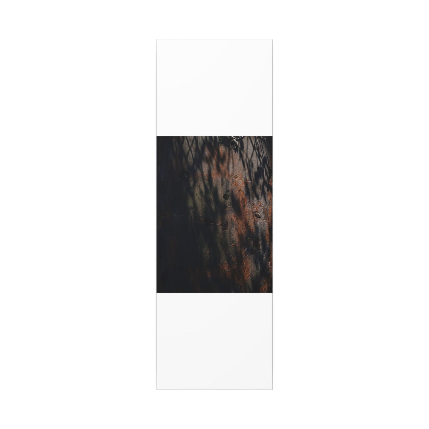 Rust Patina Shadow Zen Canvas Art | Luxurious Dark Japandi Art