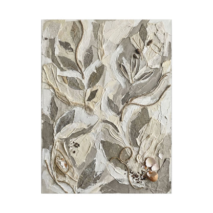 Japandi Textured Canvas Art