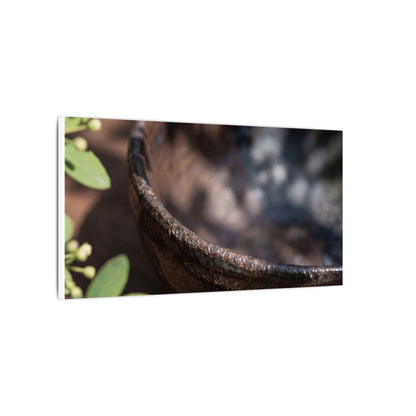 Ceramic Bowl Shadow Zen Canvas Art | Moody Dark Japandi Art