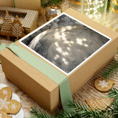 Winter Ceramic Bowl Watercolor Sticker | Earthy Decor