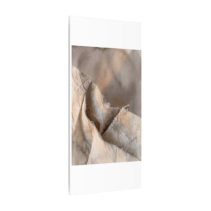 Japandi Paper Fold in Candlelight | Watercolor Canvas Art