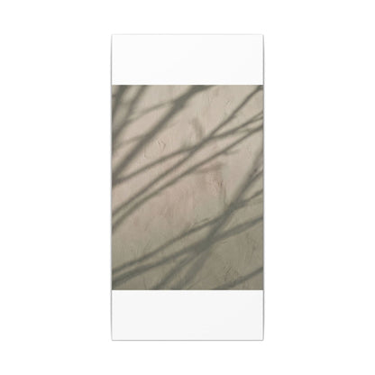 Shadow Play Japanese Pattern Canvas Art | Warm Japandi Art