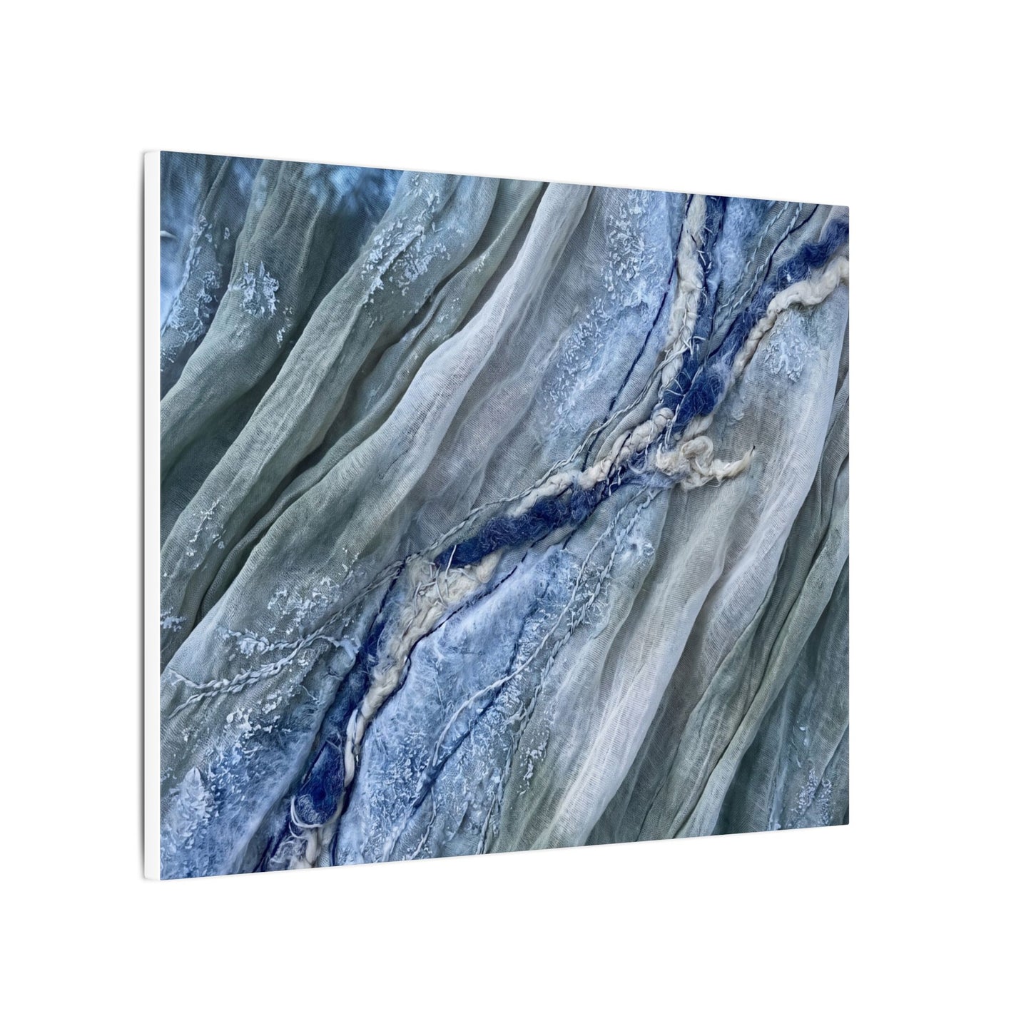 Moonlight Silk Drape Canvas Art - Japandi Mono No Aware