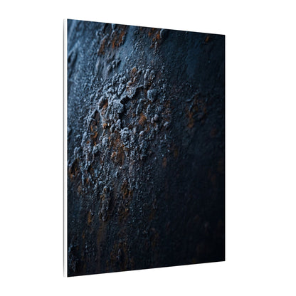Rust Patina Canvas Art | Winter Dark Japandi Shadow Zen Art