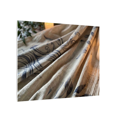Fukinsei Silk Drape Canvas Art - Japandi Japanese Pattern