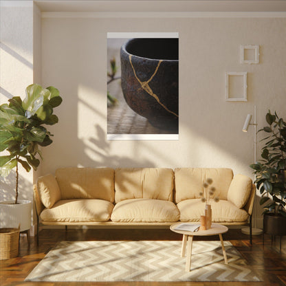 Dawn Tea Ceremony Canvas Art - Kintsugi Mono No Aware