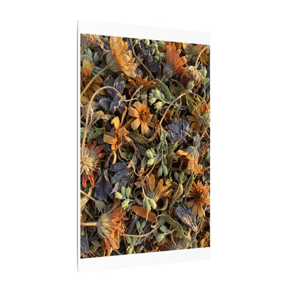 Spring Dried Flowers Japanese Pattern Canvas Art | Warm Decor