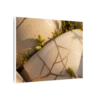 Spring Broken Pottery Gold Vein Canvas Art | Beautiful Decor
