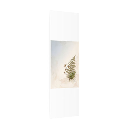 Winter Moss Close Up Herbarium Canvas Art | Enchanting Decor