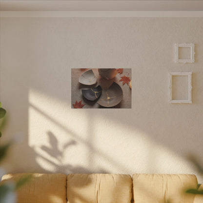Candlelight Broken Pottery Canvas Art - Japandi Ma