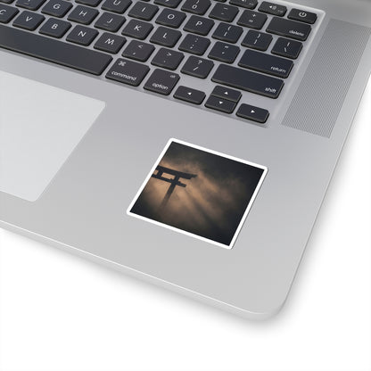 Bold Torii Gate Sticker - Shadow Zen Dark Japandi
