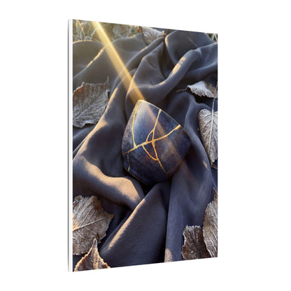 Winter Silk Drape Gold Repair Canvas Art | Artful Decor