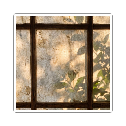 Warm Shoji Screen Sticker - Texture Japandi