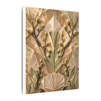 Kanso Paper Fold Canvas Art - Japandi Japanese Pattern