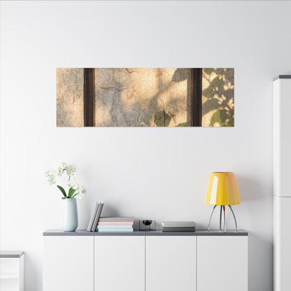 Golden Hour Shoji Screen Canvas Art - Japandi Mono No Aware