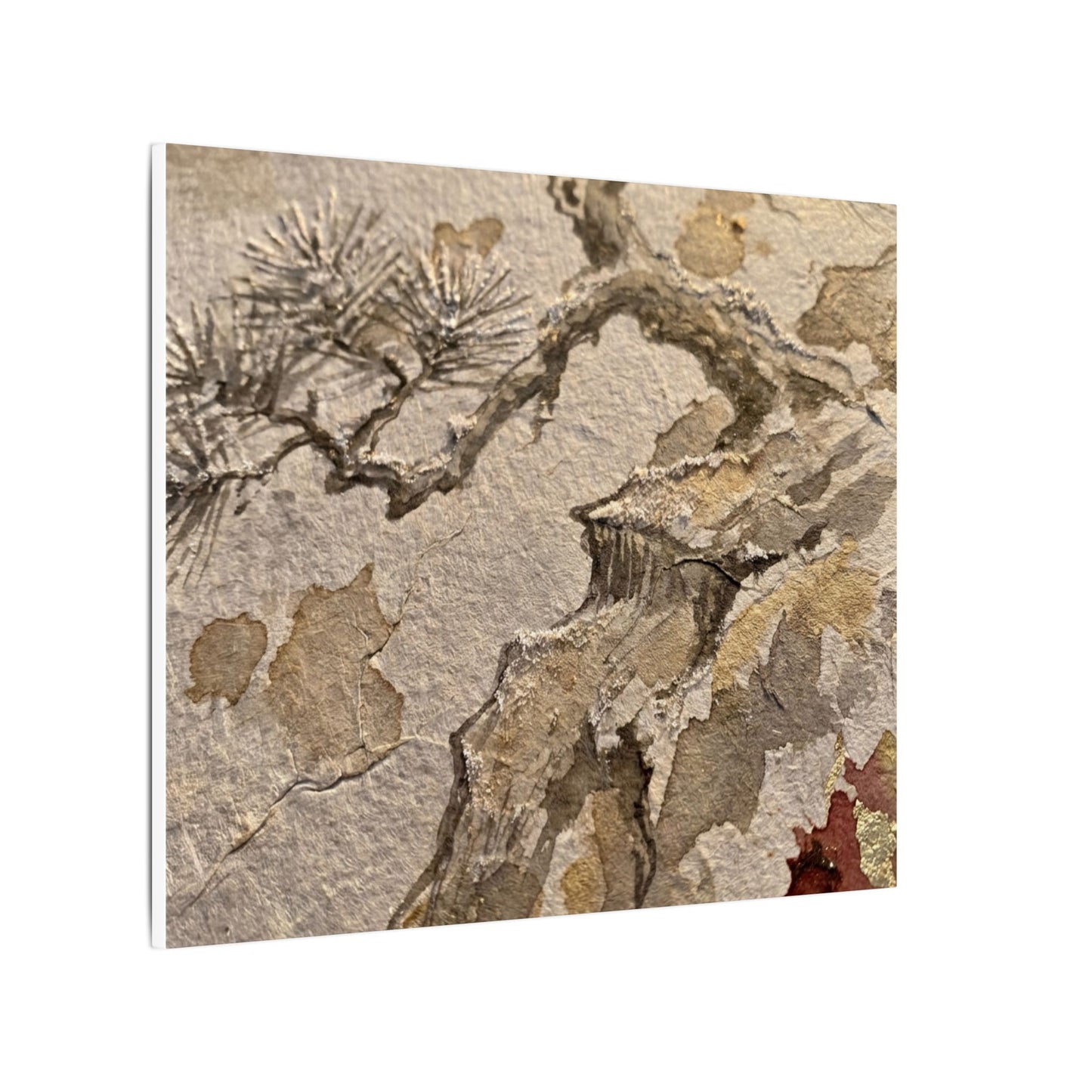 Pine Tree Canvas Art | Winter Japandi Japanese Pattern Art