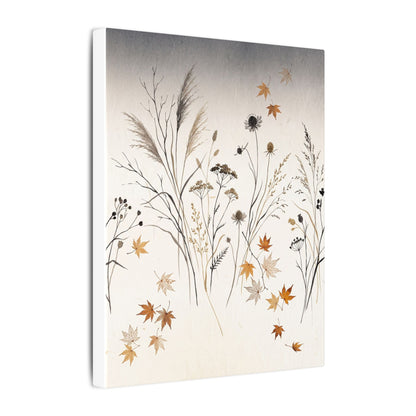 Dawn Dried Flowers Canvas Art - Japandi Kanso