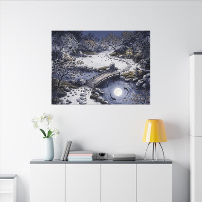 Torii Gate Enso Canvas Art | Contemplative Zen Art