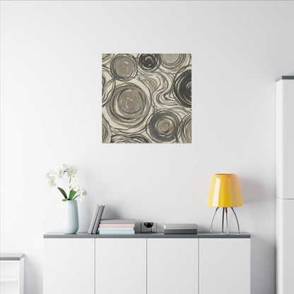 Wabi-sabi Pattern Japandi Japanese Pattern Canvas Art