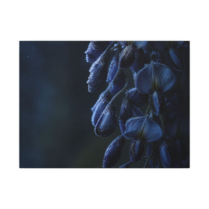 Winter Wisteria Shadow Zen Canvas Art | Atmospheric Decor