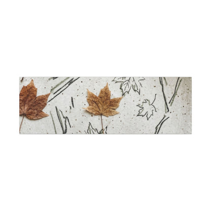Ceramic Bowl Autumn Canvas Art | Japandi Elegant Design