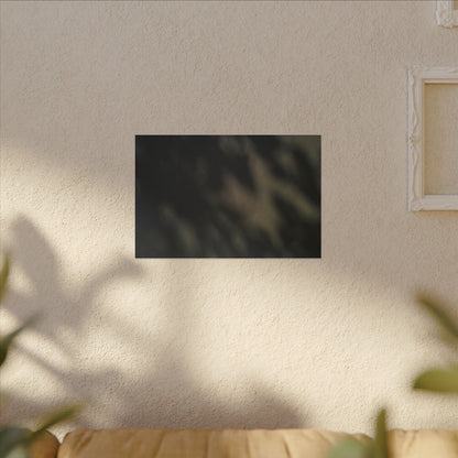 Dappled Shadow Play Canvas Art - Dark Japandi Ma
