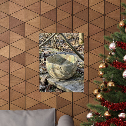 Kanso Ceramic Bowl Wall Art Print - Japandi Japanese Pattern
