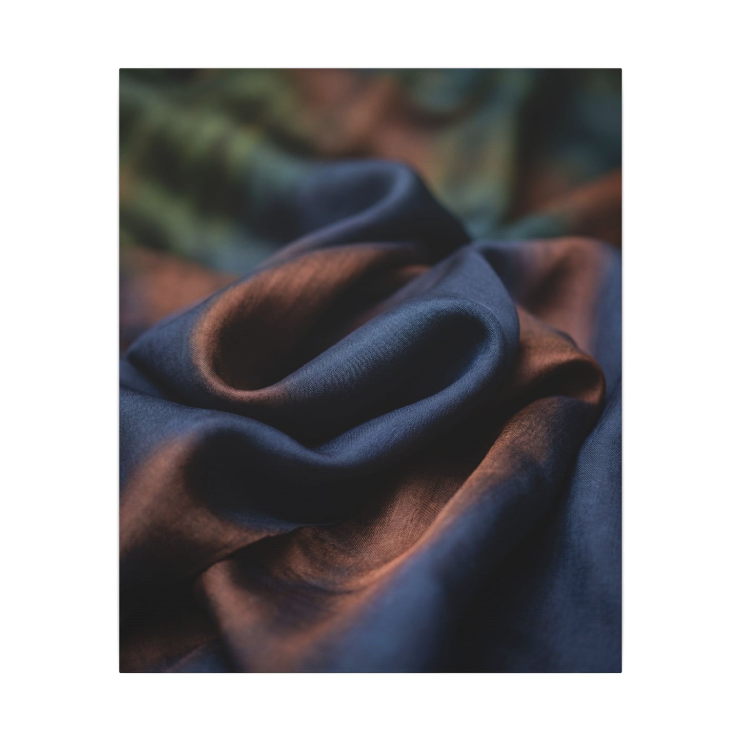 Summer Silk Drape Shadow Zen Canvas Art | Sophisticated Decor