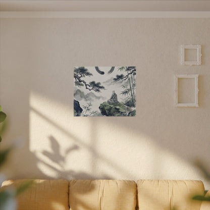 Zen Sumi-e Canvas Art