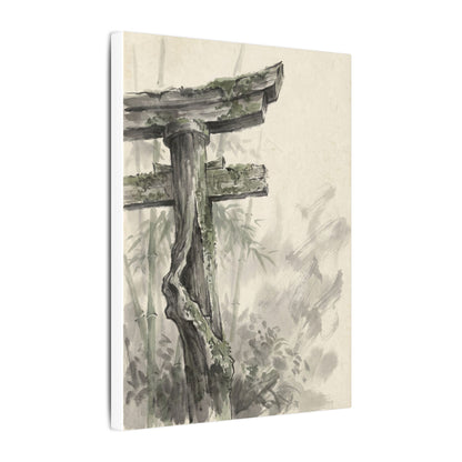 Torii Gate Summer Canvas Art | Zen Tranquil Design