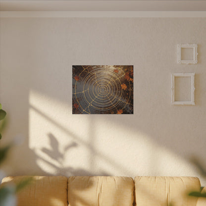 Artful Water Ripple Canvas Art - Gold Vein Kintsugi